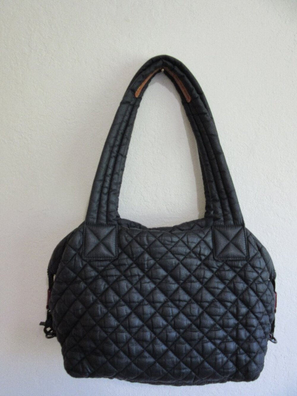 MZ WALLACE Black Quilted Metro Tote